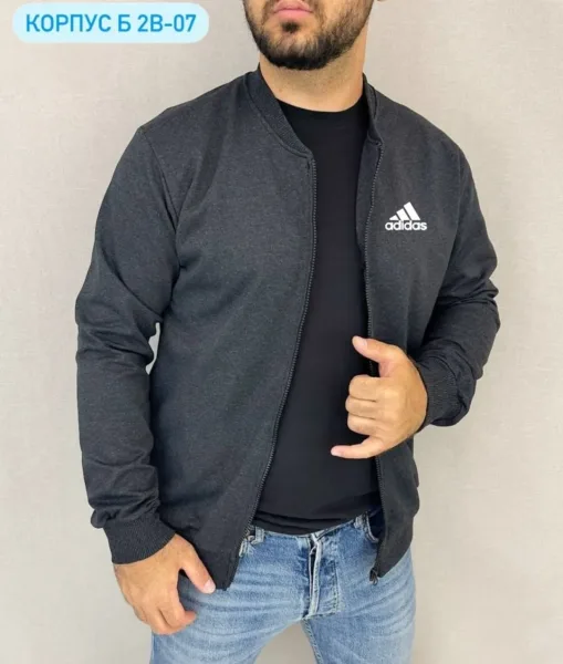 Мужская кофта из 100 хлопка, подходит для повседневной носки — фото 10