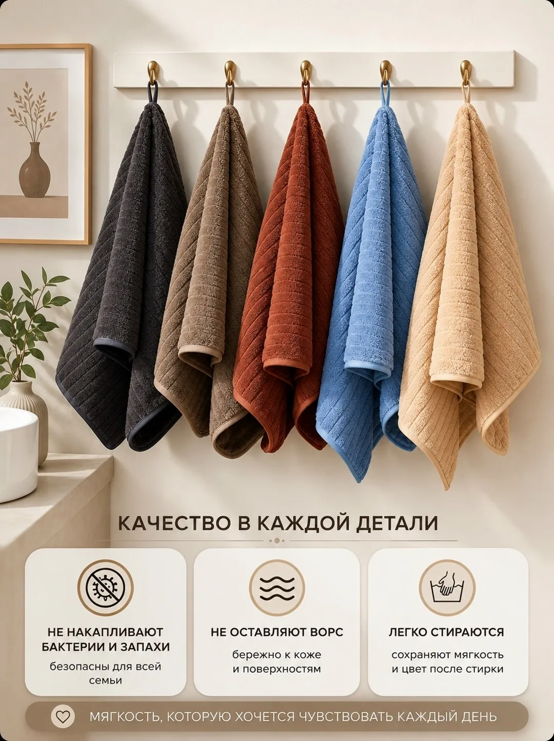 Свитер Полотенце из микрофибры 35×, микрофибра — фото 4