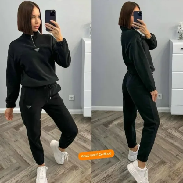 Спортивный костюм из двухстороннего флиса — удобная и теплая одежда — фото 4
