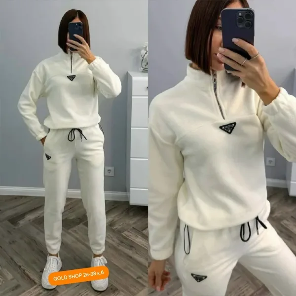 Спортивный костюм из двухстороннего флиса — удобная и теплая одежда — фото 9