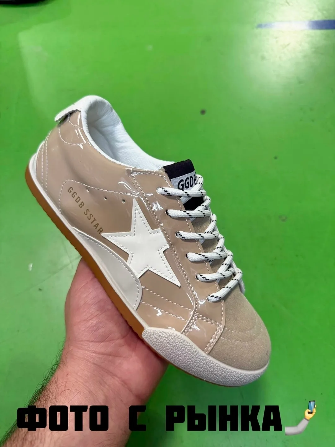 Кеды Кроссы Golden Goose Золотой — фото 10