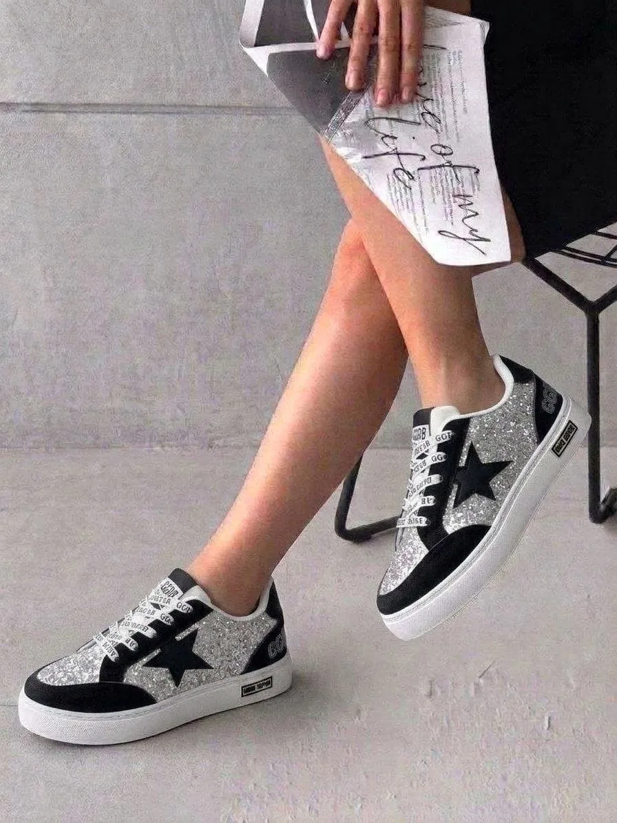 Кеды Кроссы Golden Goose Золотой — фото 40