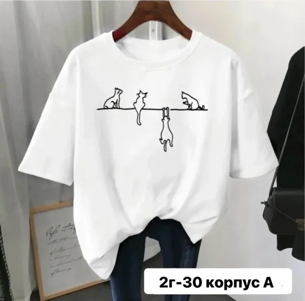 Футболка хлопок лайкра — фото 9