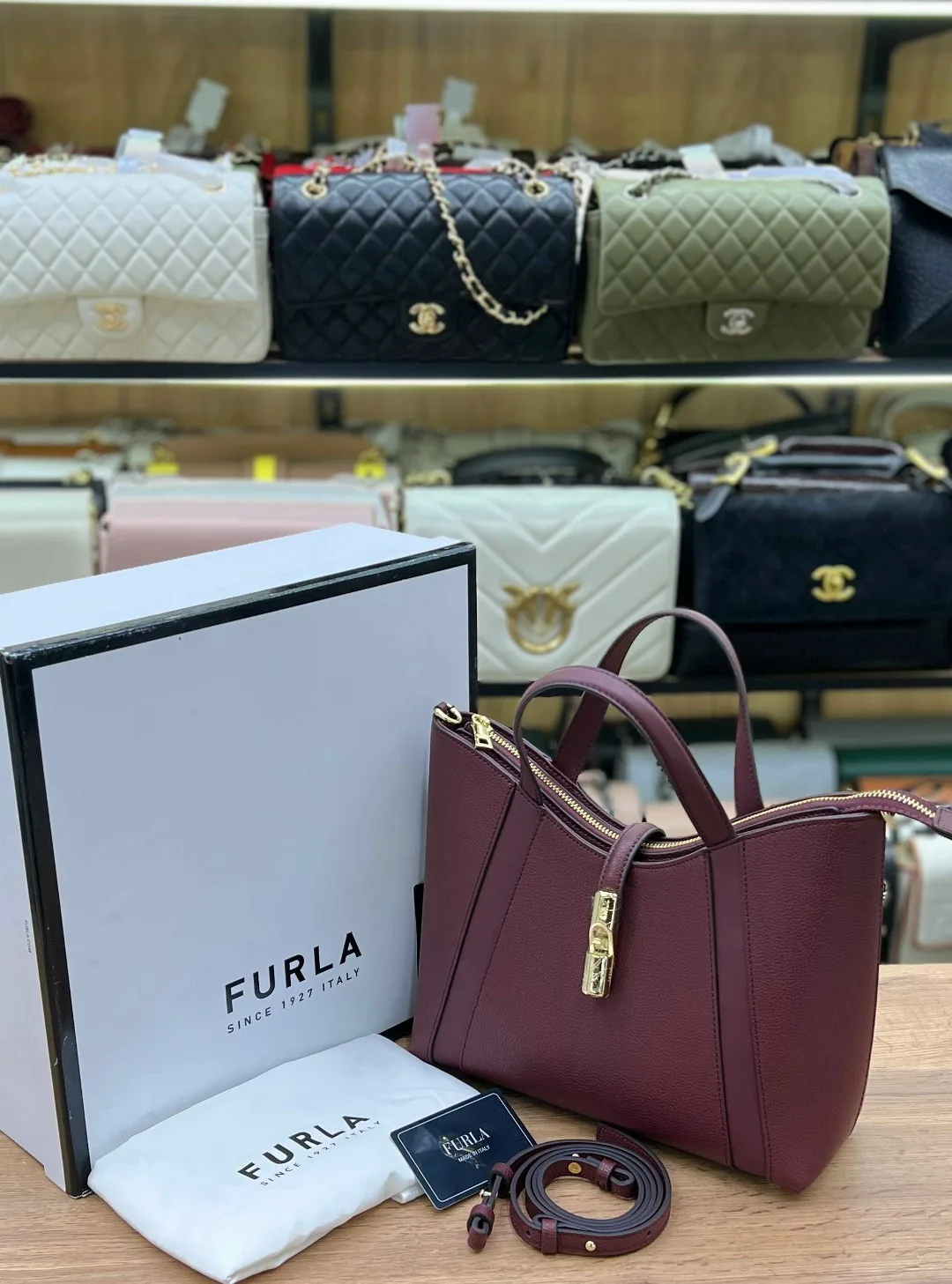 FURLA сумка из натуральной кожи — фото 1