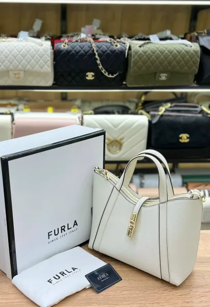 FURLA сумка из натуральной кожи — фото 4