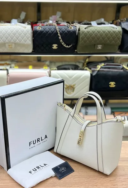 FURLA сумка из натуральной кожи — фото 18