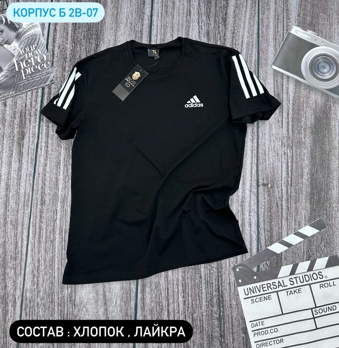 Футболка мужская хлопок лайкра — фото 2