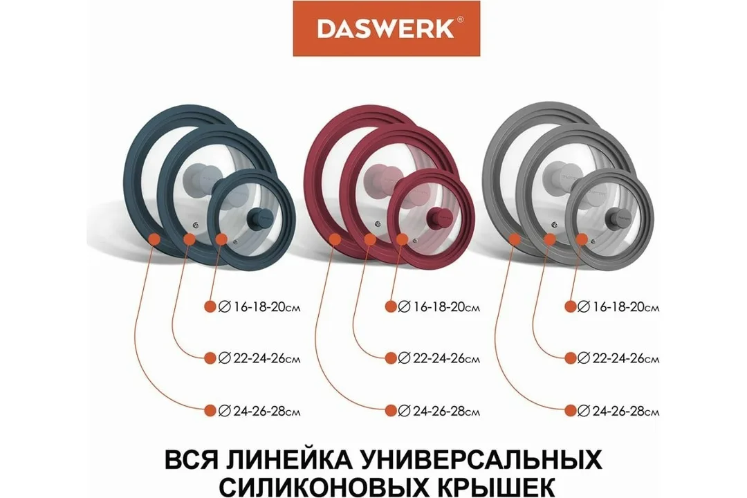Крышка для любой сковороды и кастрюли, универсальная. 3 размера — фото 6