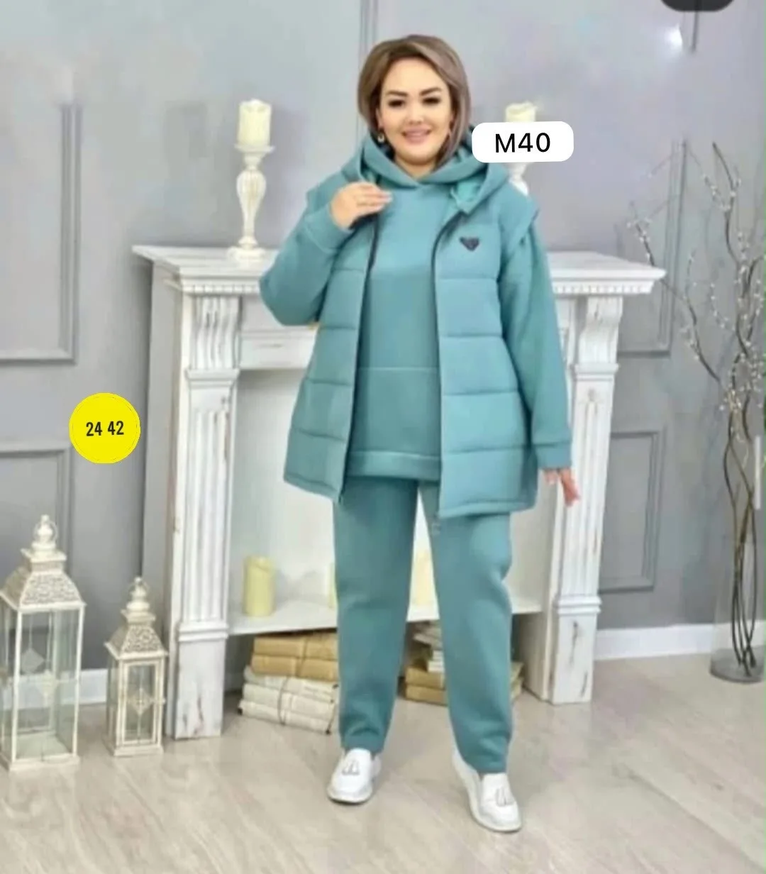 Тройка из теплого флиса с начосом, подходит по размеру — фото 4