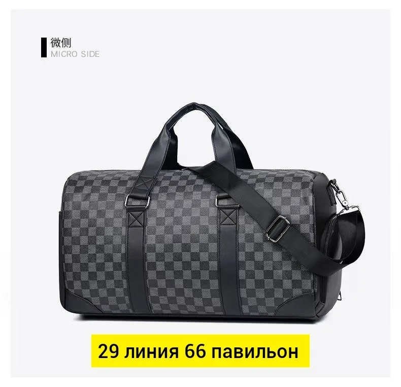 Дорожная сумка из эко-кожи — фото 3
