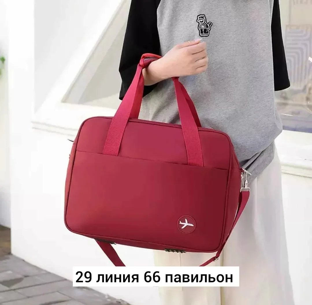 Спортивная сумка из водоотталкивающей ткани с множеством карманов — фото 5