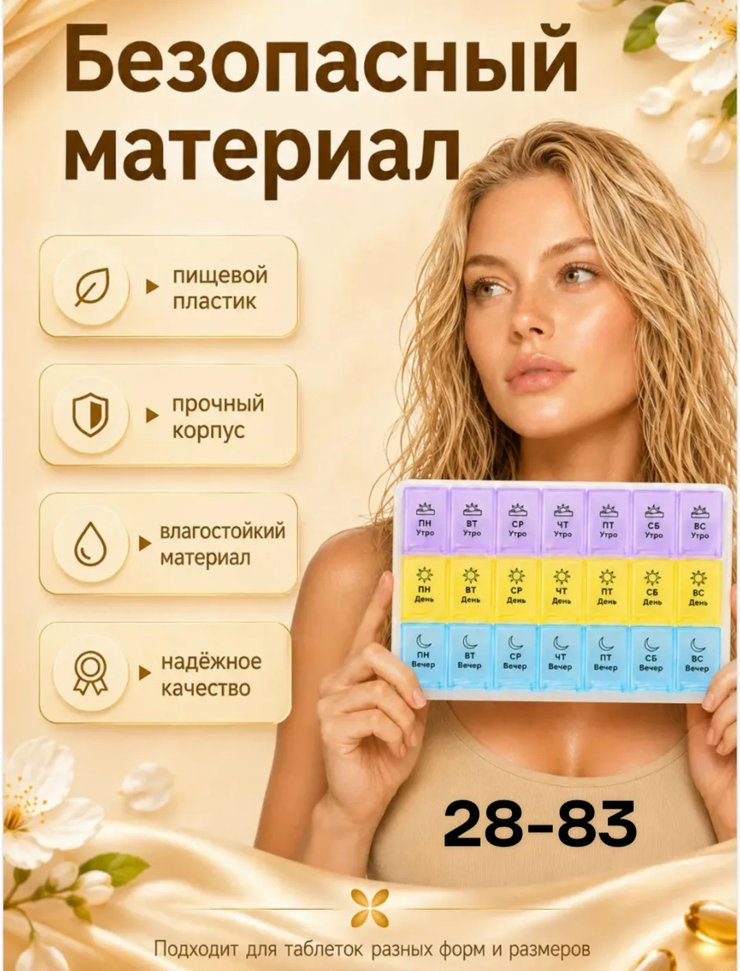 Таблетница на 7 дней 3 приема — фото 6