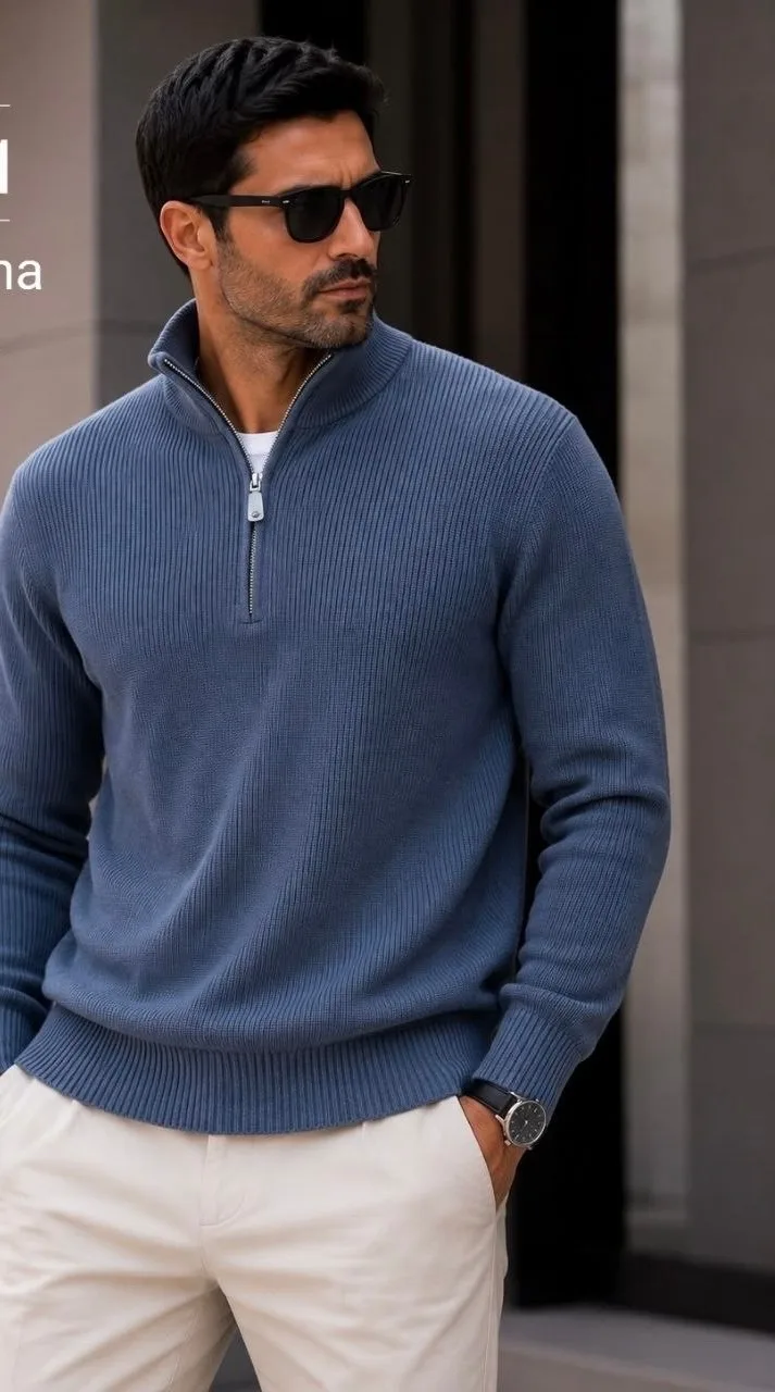 Свитер из натурального хлопка — фото 13