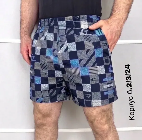 Мужские шорты из натурального хлопка — фото 1