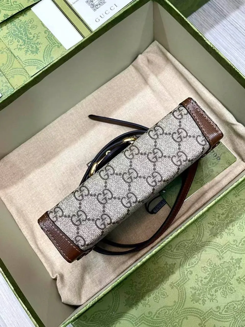 Gucci Horsebit 1955 — мини-сумка из GG Supreme — фото 3