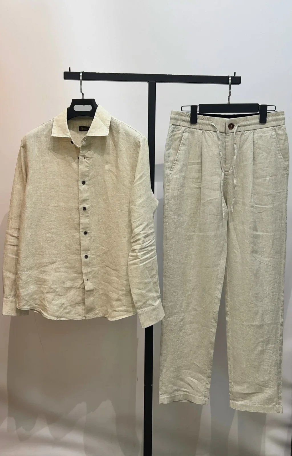 Комплект льняной LORO PIANA: рубашка + брюки — фото 3