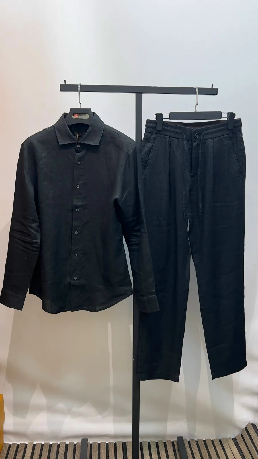 Комплект льняной LORO PIANA: рубашка + брюки — фото 6