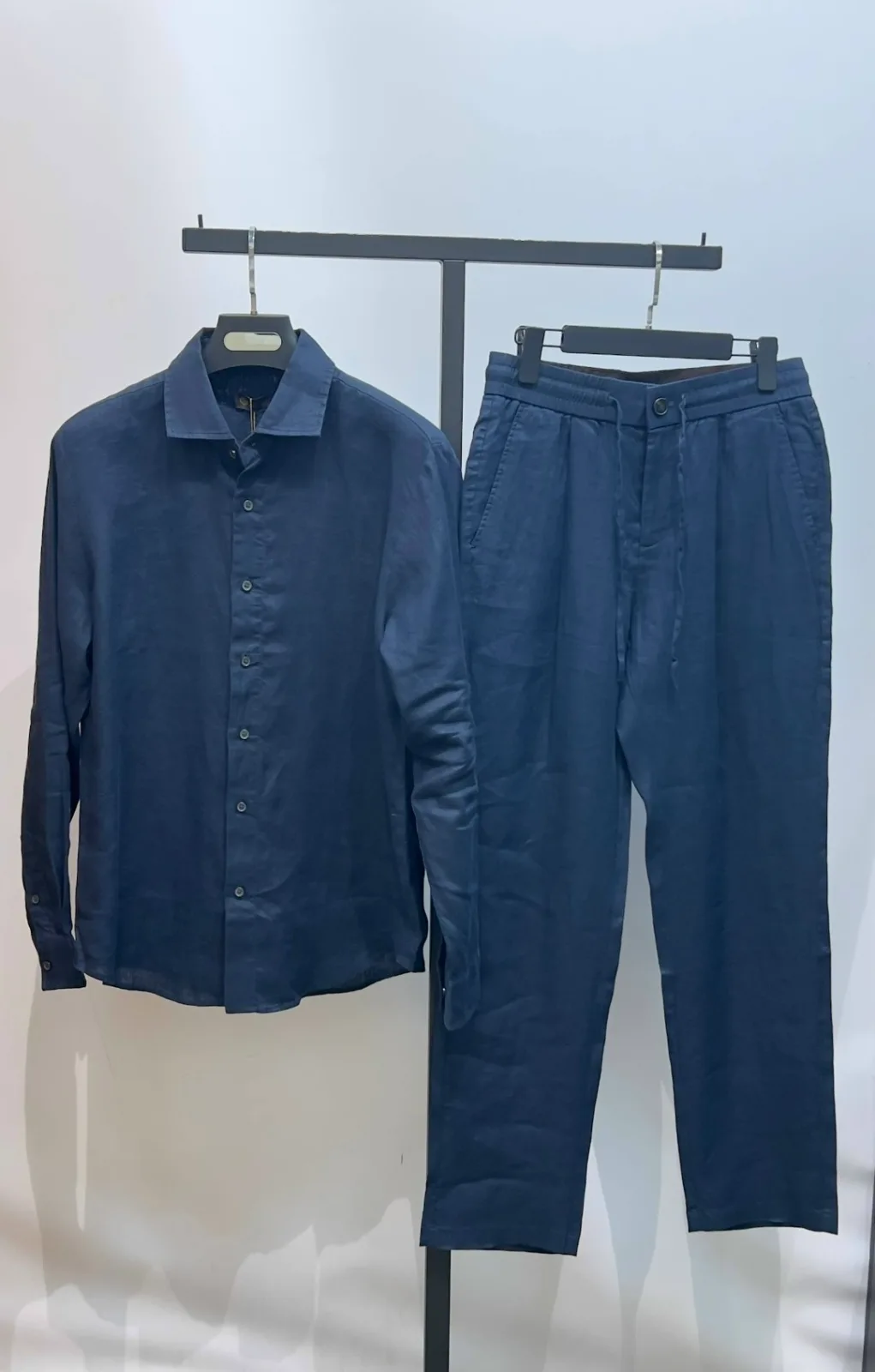 Комплект льняной LORO PIANA: рубашка + брюки — фото 9