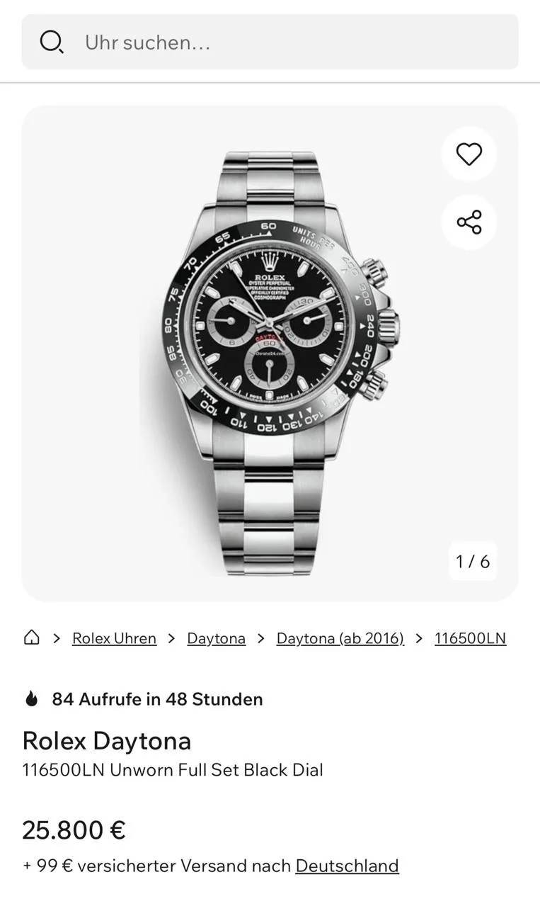 Часы Rolex Daytona Cosmograph: 40 мм — фото 17