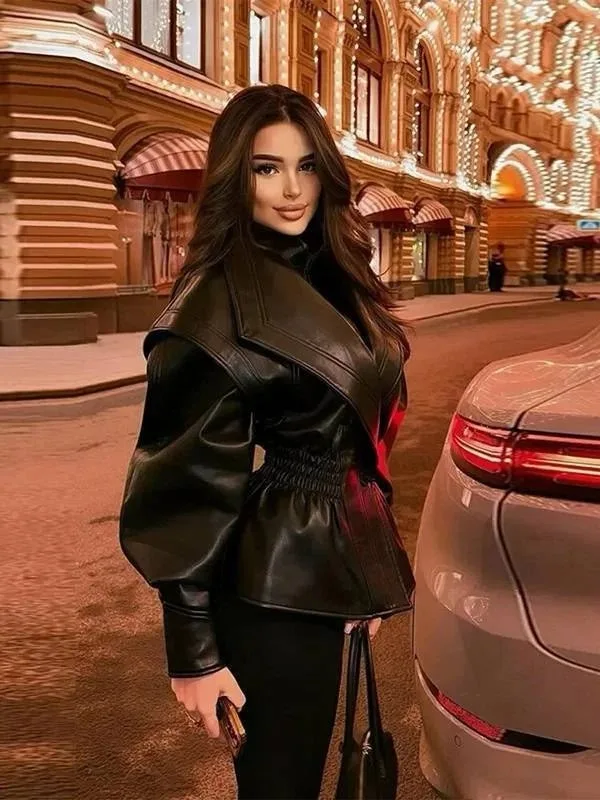 Куртка косуха, кожа — фото 5