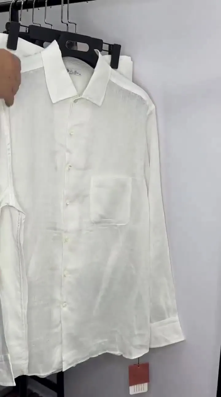 Рубашка Loro Piana из 100 льна — видео