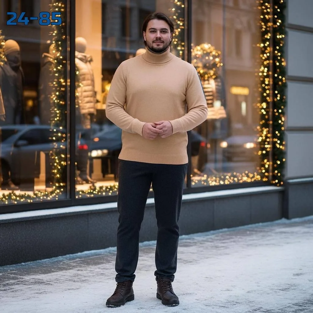 Мужские водолазчики из натурального турецкого кашемира — фото 3