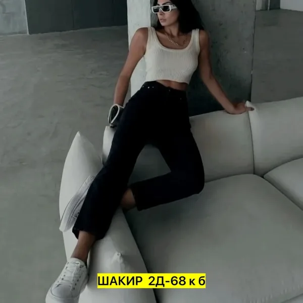 Брюки, джинсовые — фото 2