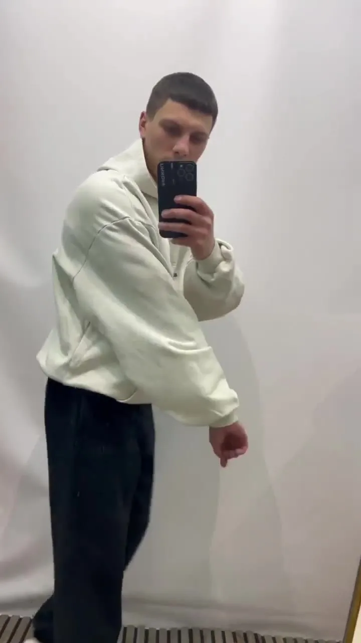 Худи Balenciaga, Off white — видео