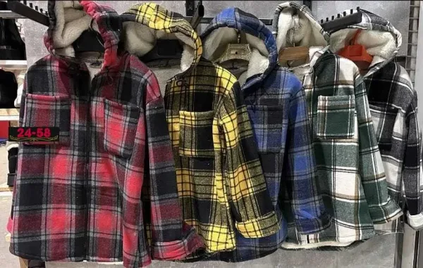 Рубашка на полном мехе из кашемира — фото 6