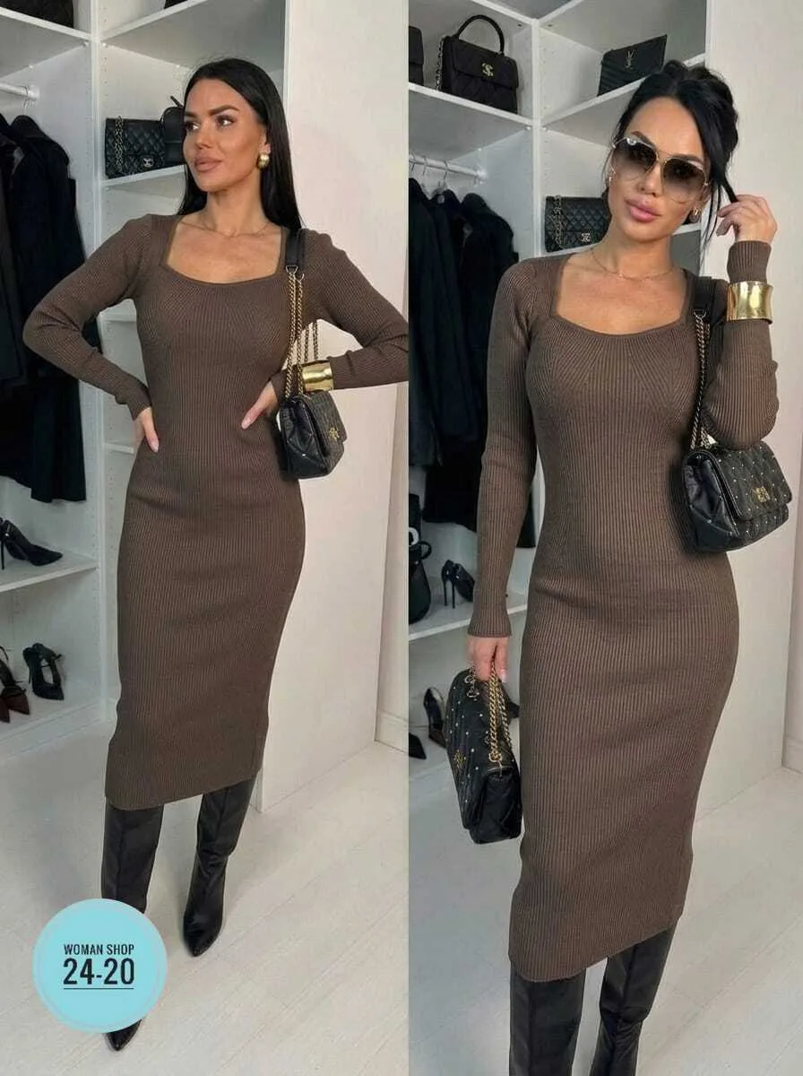 Платье из ткани лапша — фото 1