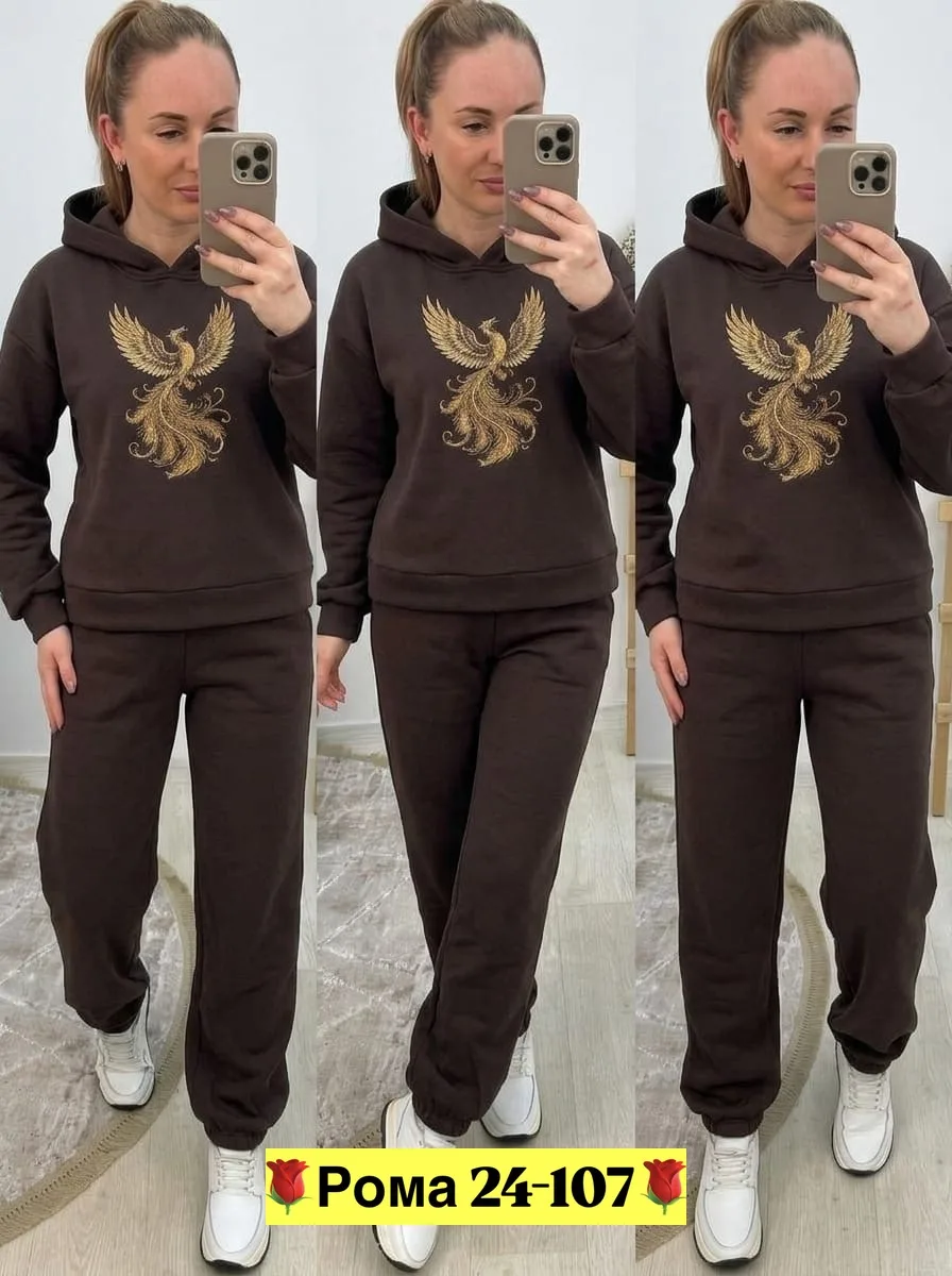 Костюм двойка из двунитки на флисе Двунитка на флисе — фото 5