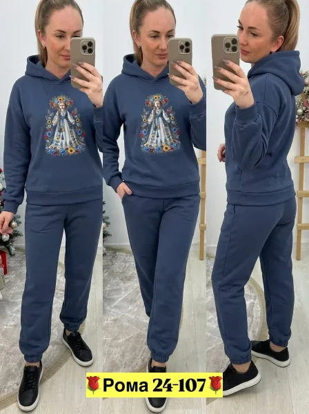 Костюм двойка из двунитки на флисе Двунитка на флисе — фото 1