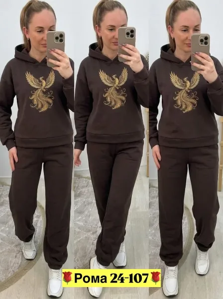 Костюм двойка из двунитки на флисе Двунитка на флисе — фото 5