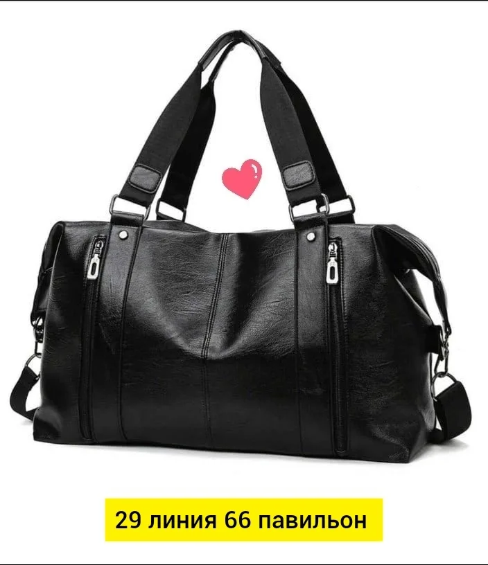 Спортивная сумка из эко-кожи — фото 4
