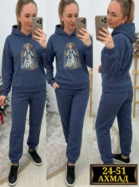Костюм двойка из двунитки на флисе Двунитка на флисе — фото 3