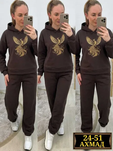 Костюм двойка из двунитки на флисе Двунитка на флисе — фото 5