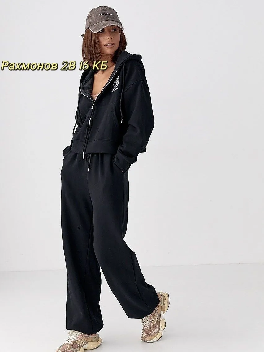 Женский спортивный костюм из трехнитки — фото 2