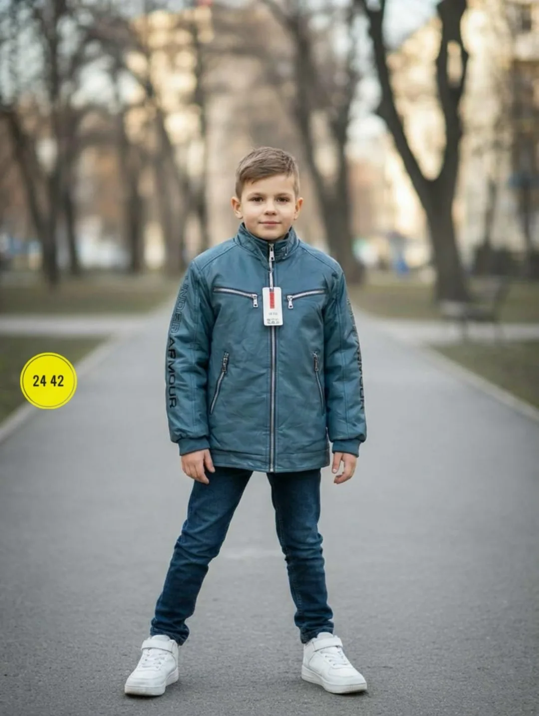 Куртка из эко-кожи — фото 6