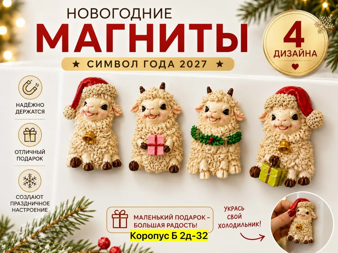 Рюкзак Магнит декоративный, керамика полистоун — фото 3