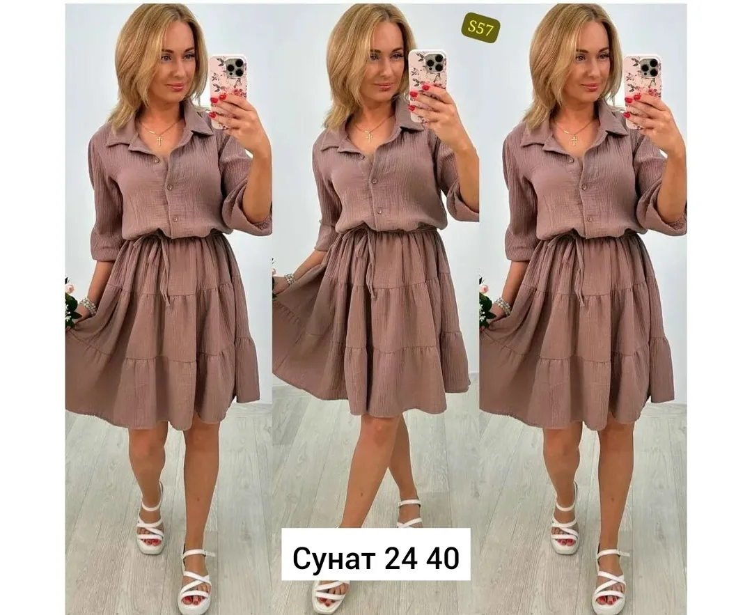 Платье синяя — фото 2