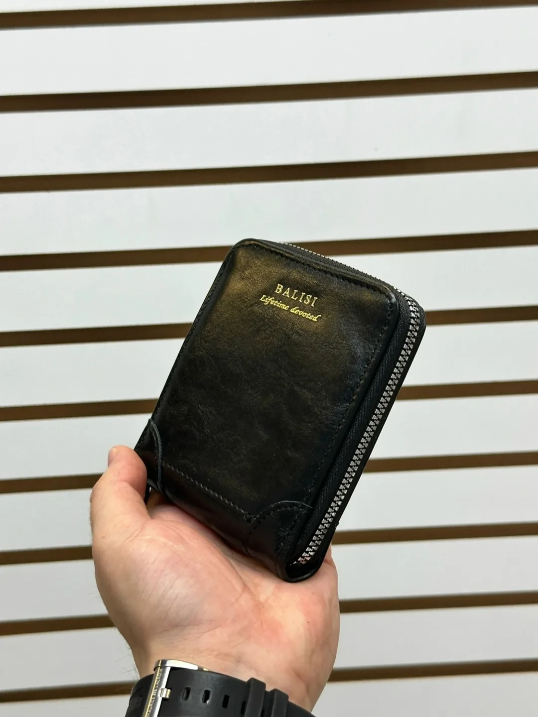 Мини-кошелек мужской из эко кожи — фото 4