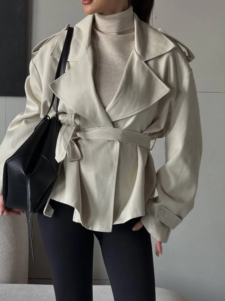 Тренч- укороченный Zara — фото 1