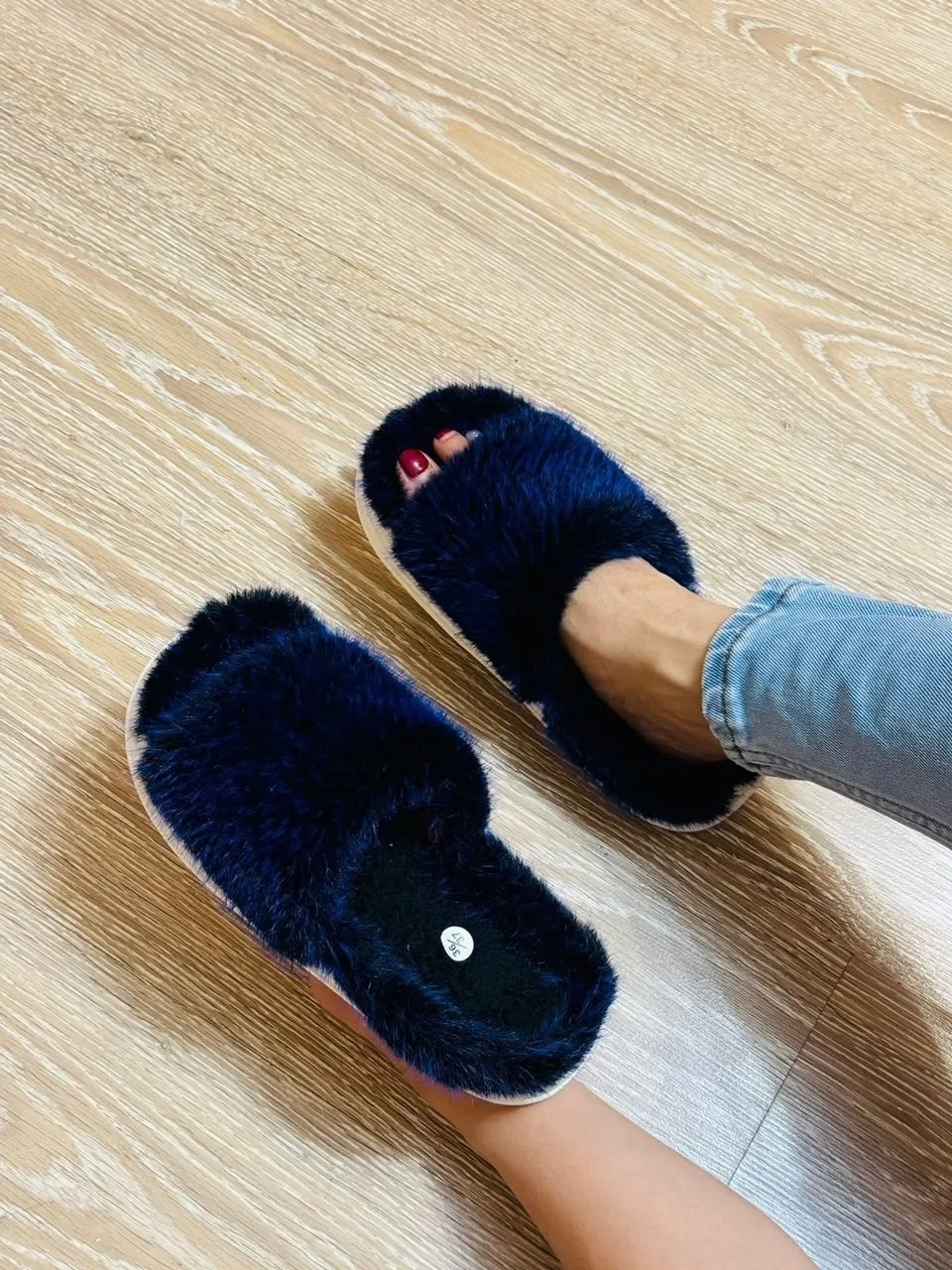 Домашние тапки с резиновой подошвой — фото 8