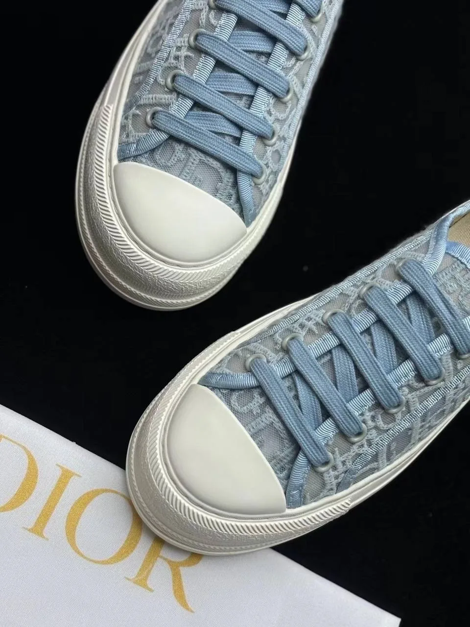 Кеды DIOR Walk'n'Dior Platform Sneaker, голубые — фото 7