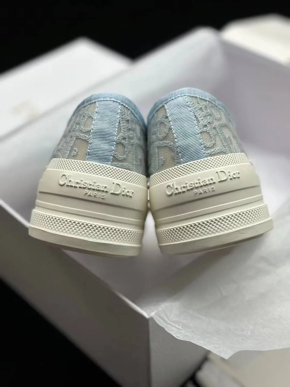 Кеды DIOR Walk'n'Dior Platform Sneaker, голубые — фото 8