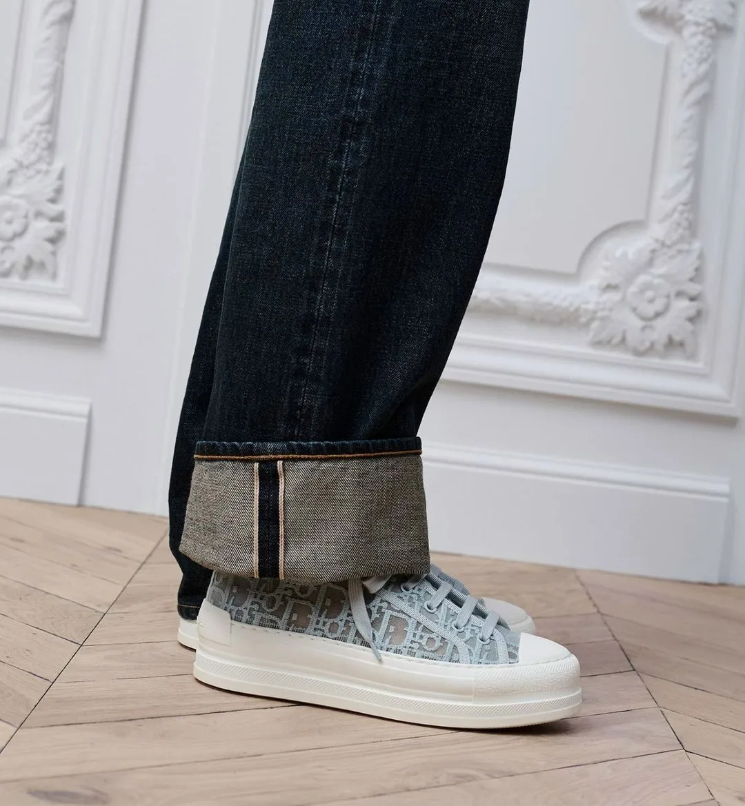 Кеды DIOR Walk'n'Dior Platform Sneaker, голубые — фото 10
