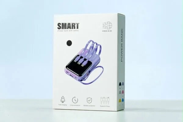 Рюкзак Портативный аккумулятор с 3 кабелями 10000 mAh — фото 1