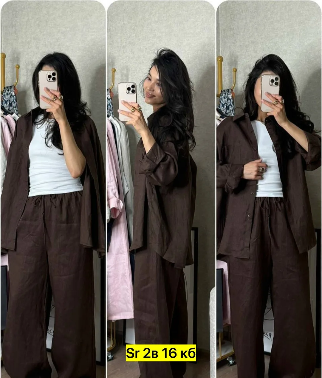 Костюм из льна — фото 8