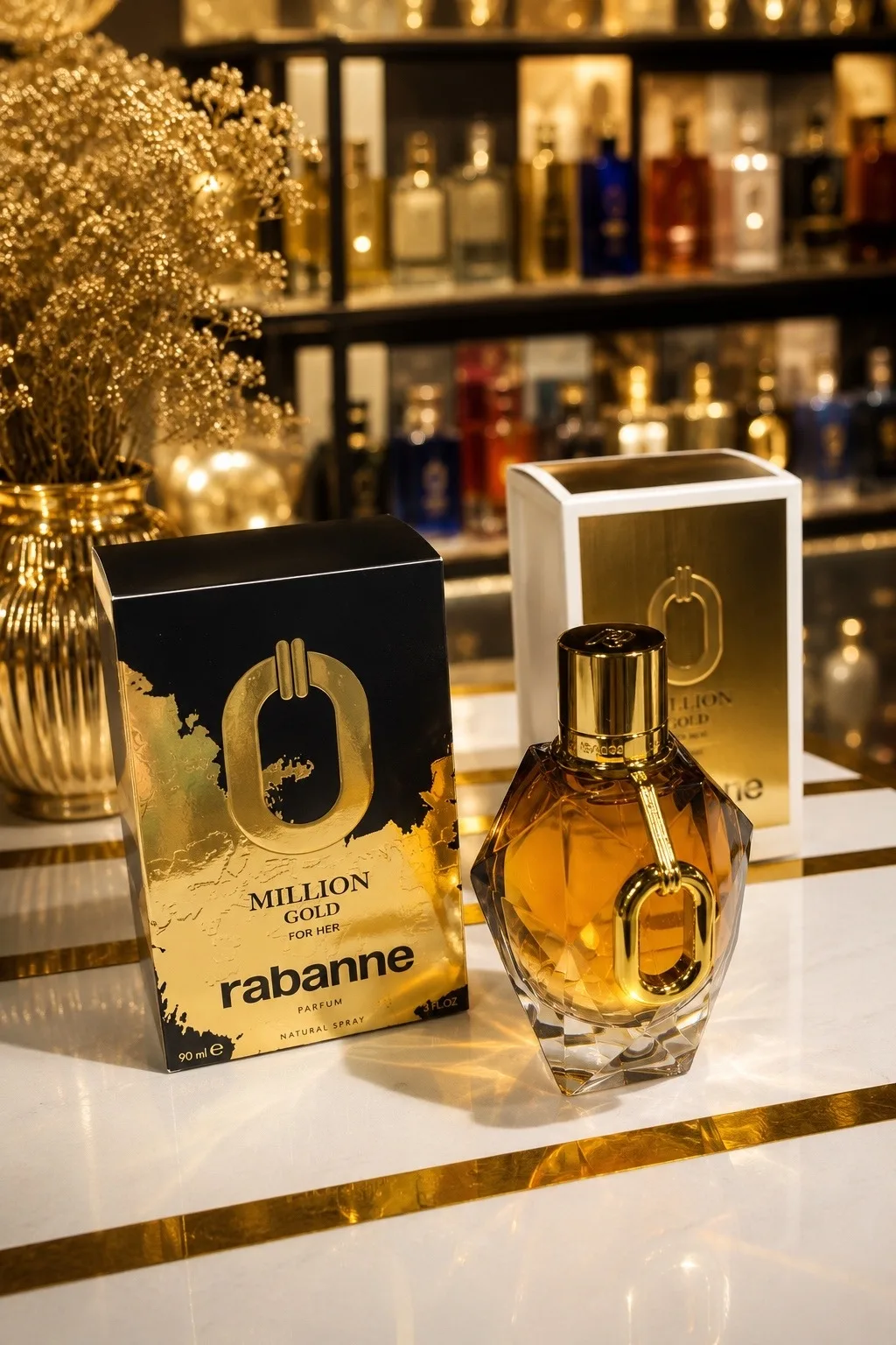 Клатч Rabanne Million Gold For Her — фото 1