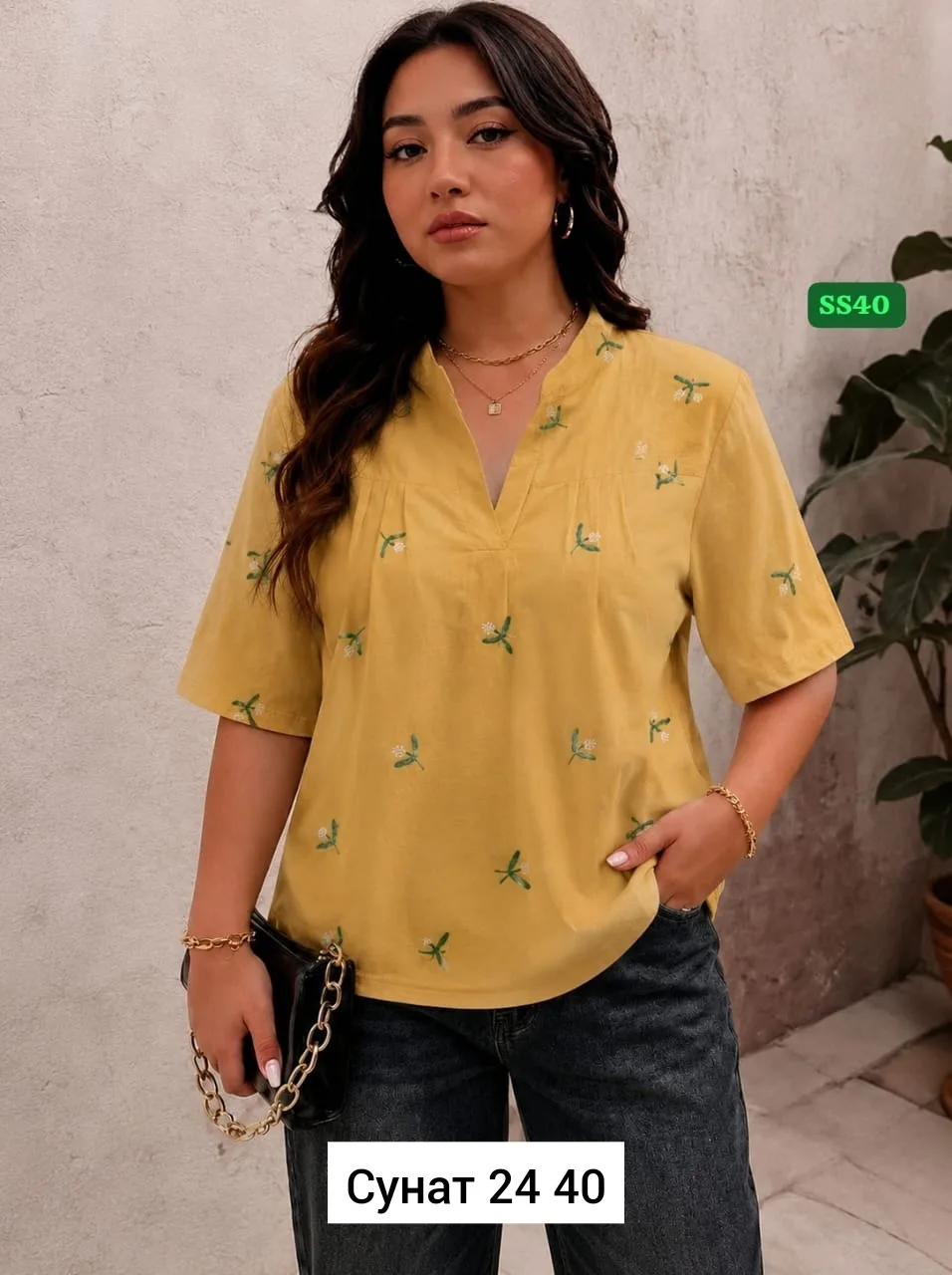 Блузка из хлопка — фото 7
